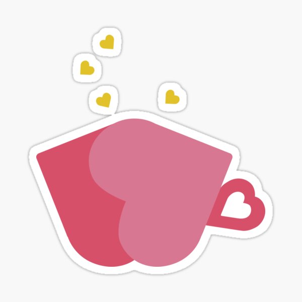 Cup of Love Sticker