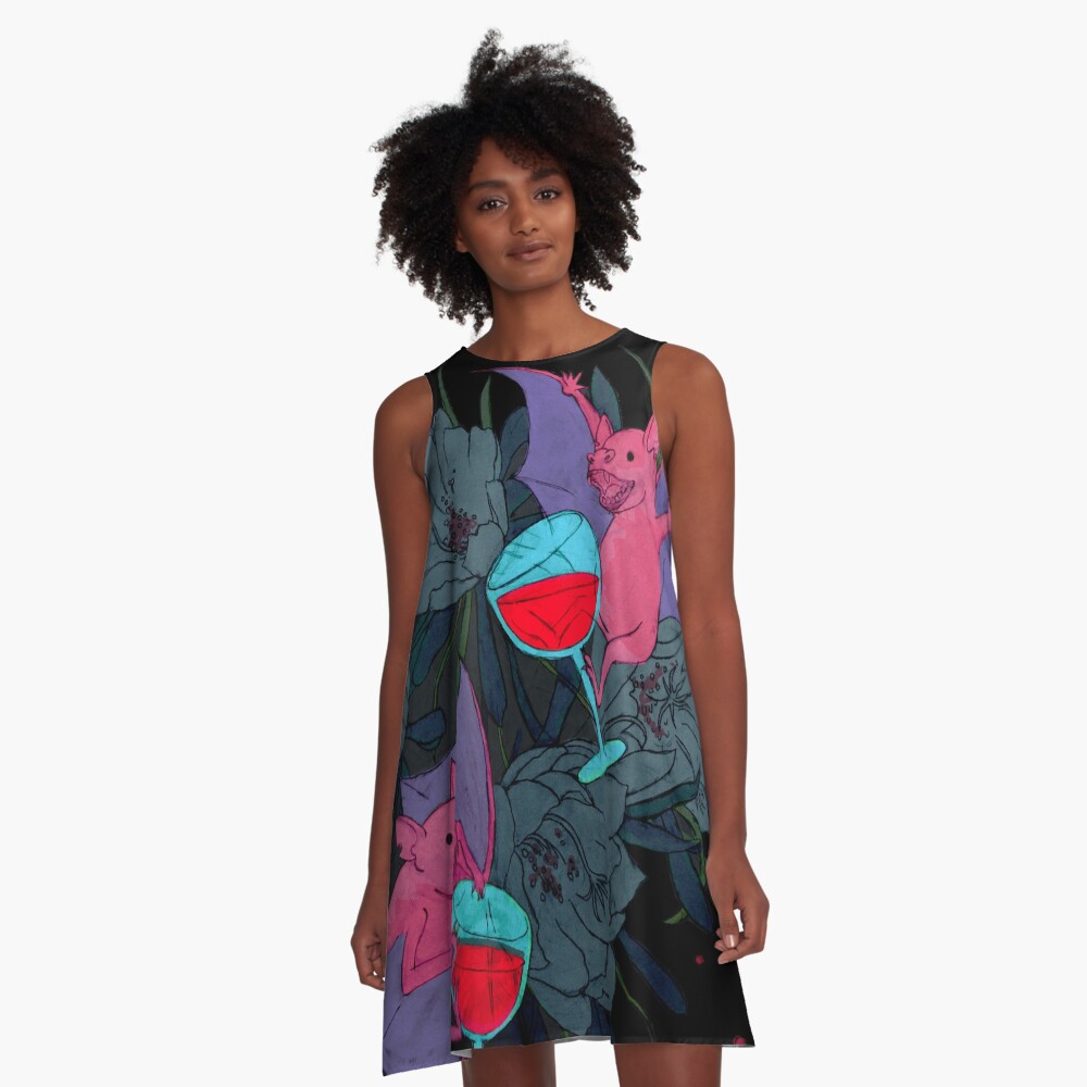 party bats A-Line Dress