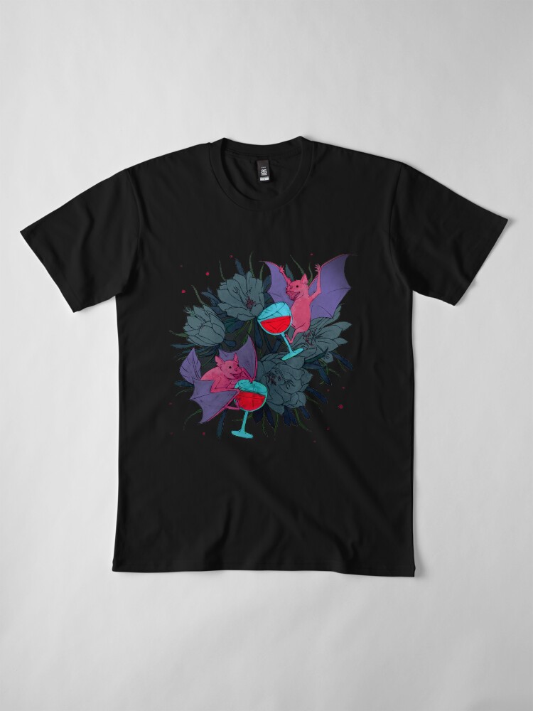 Alternate view of party bats Premium T-Shirt