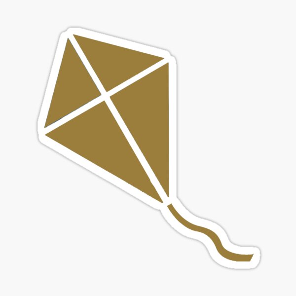 Gold Kite Sticker