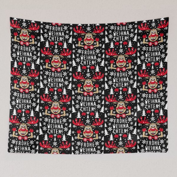 Item preview, 191 Hirsch Rudolph Merry Christmas designed and sold by Margarita-Art.