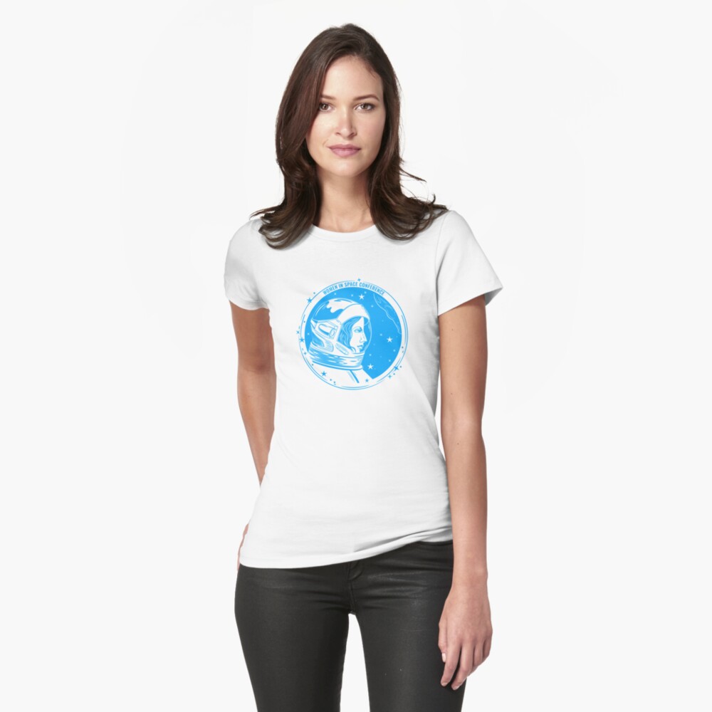 Women in Space Conference Fitted T-Shirt