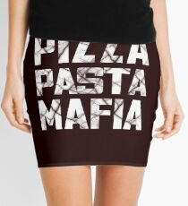 Pizza Pasta Mafia Mini Skirt