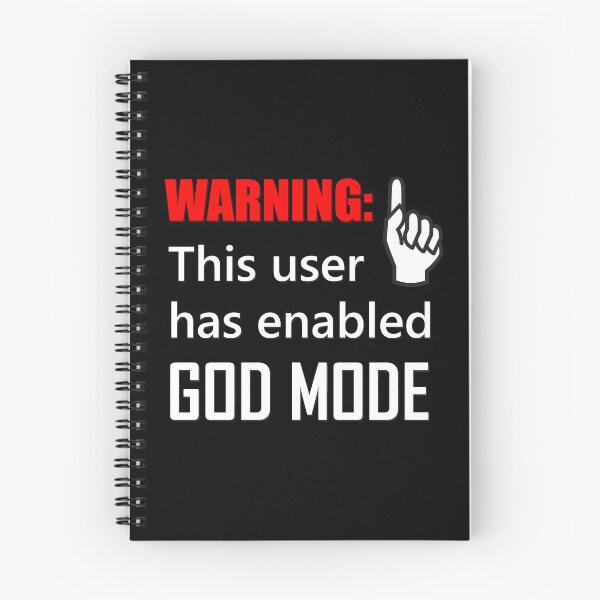 Item preview, Warning This Gamer Has Enabled God Mode PC MASTER RACE designed and sold by AMagicalJourney.