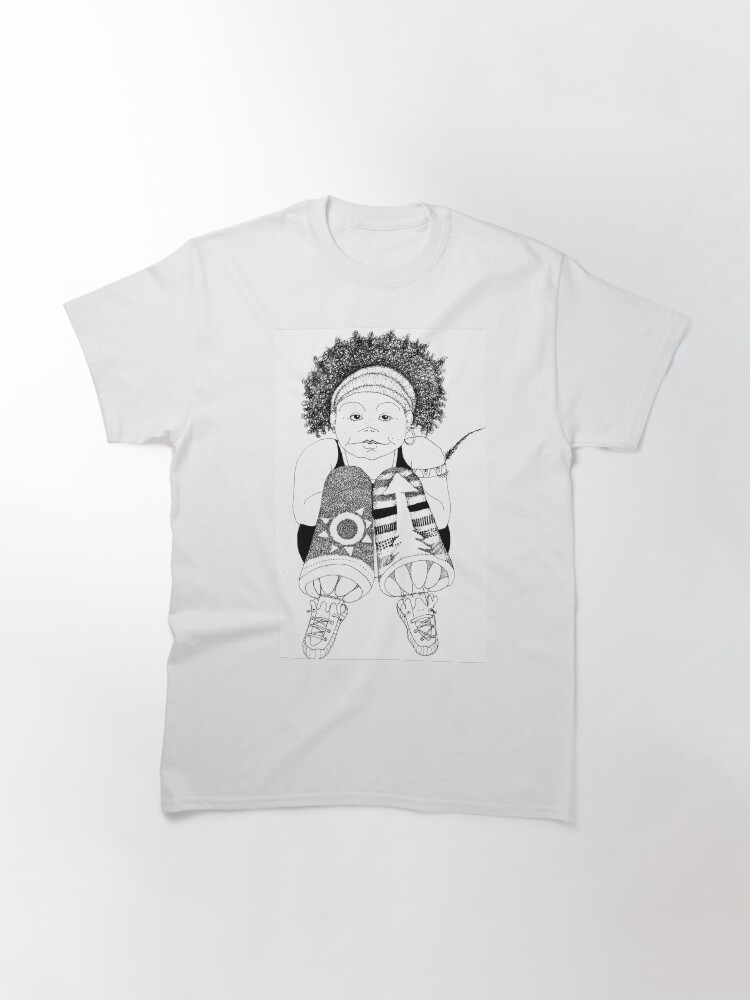 Thumbnail 2 of 7, Classic T-Shirt, Hip Hop Muse designed and sold by Arema Arega.