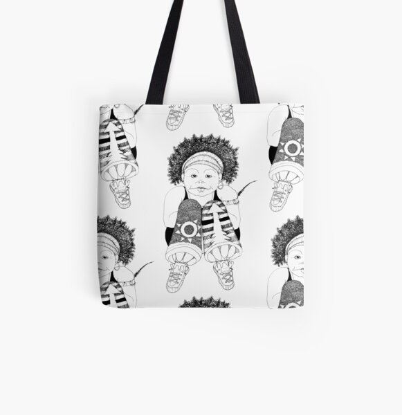 Hip Hop Muse Bolsa estampada de tela