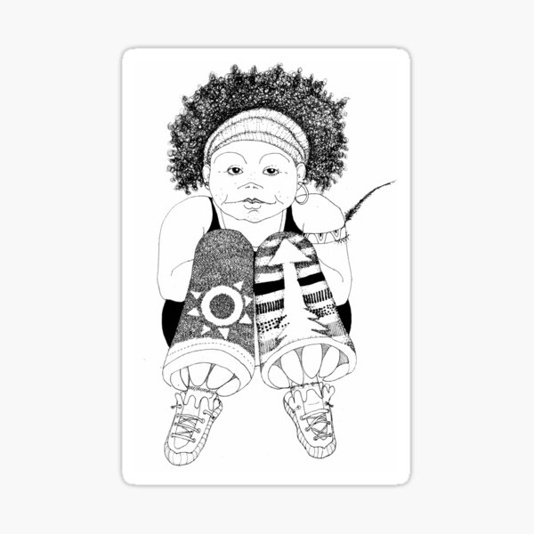 Hip Hop Muse Sticker