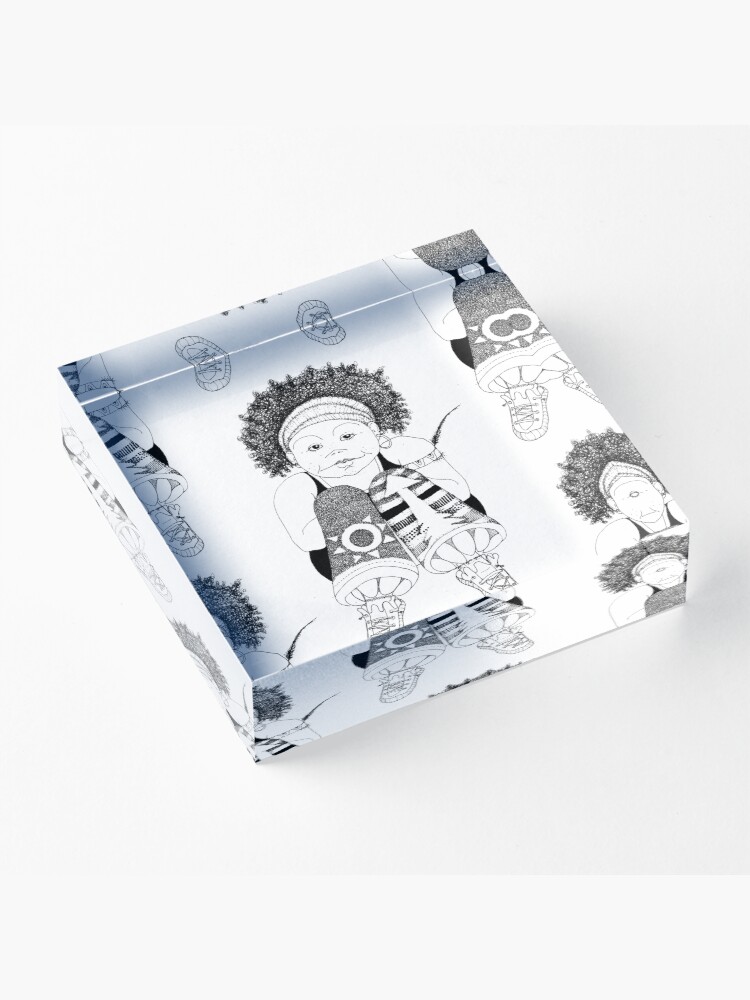 Alternate view of Hip Hop Muse Acrylic Block
