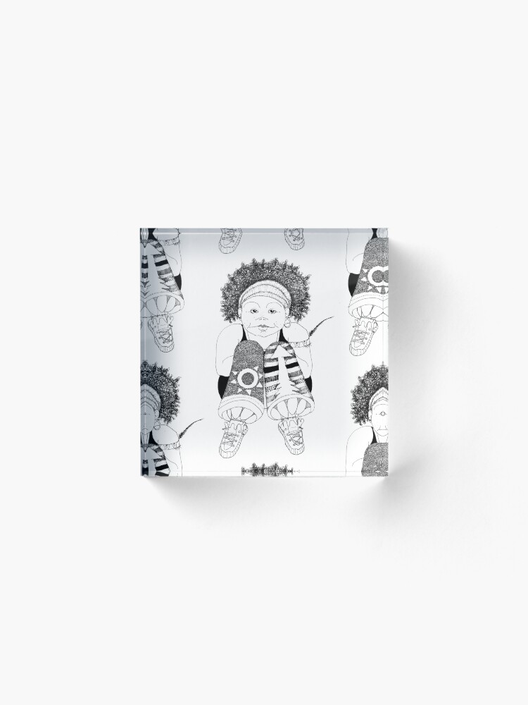 Alternate view of Hip Hop Muse Acrylic Block