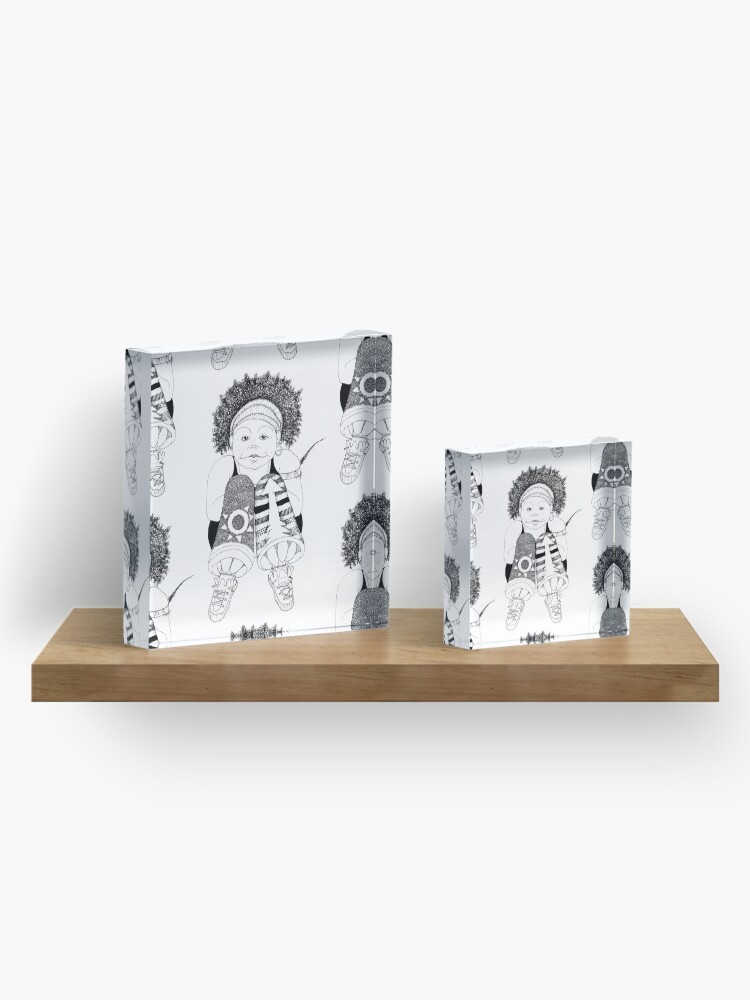 Alternate view of Hip Hop Muse Acrylic Block
