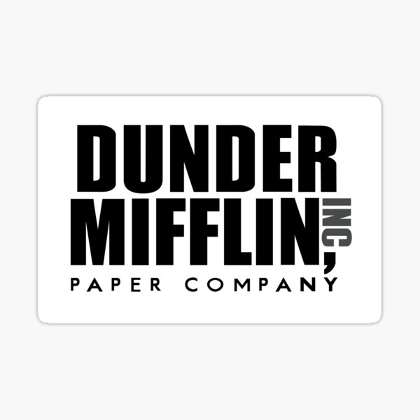 Dunder Mifflin - The Office - Sticker