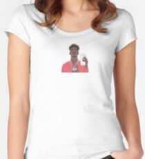 21 savage Women's Fitted Scoop T-Shirt