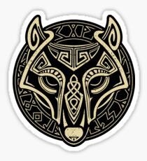 Viking wolf Sticker
