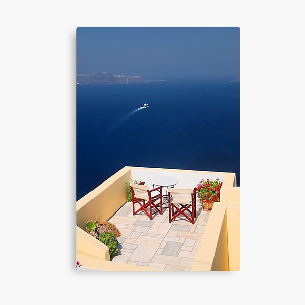 Balcony with a view Canvas Print