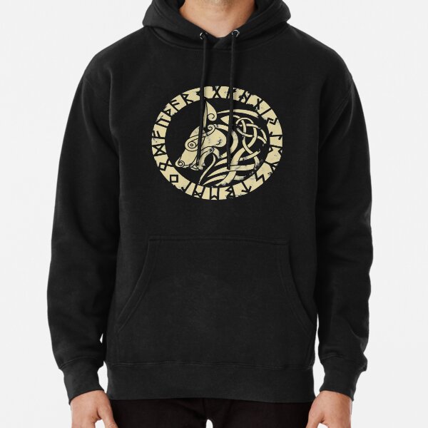 Loup viking Sweat à capuche épais