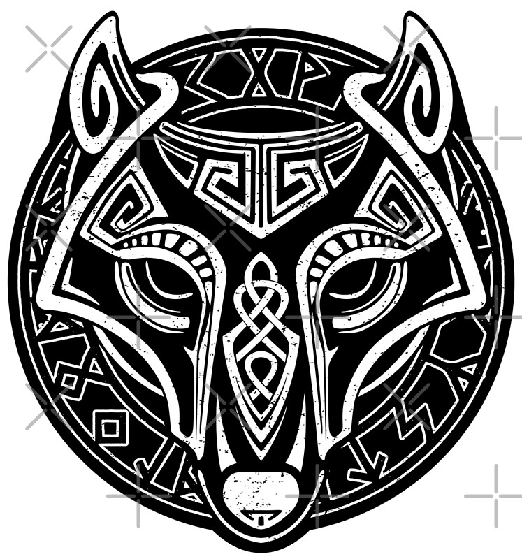 Viking Wolf By Dan Dee Redbubble viking-wolf-by-dan-dee-redbubble