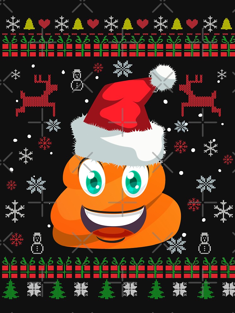 poop emoji christmas shirt