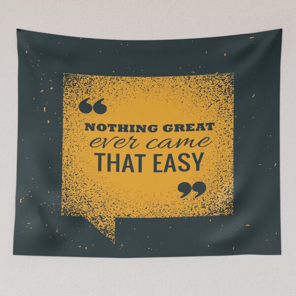 Item preview, nothing great ever came that easy designed and sold by leen12 Art Designs Prints.