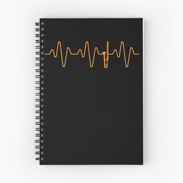 Aperçu de l'œuvre Trombone cadeau de battement de coeur trombone joueur cadeau bande tromboniste créée et vendue par modernmerch.