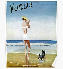 VOGUE: Jahrgang 1937 Magazin Werbung Print Poster