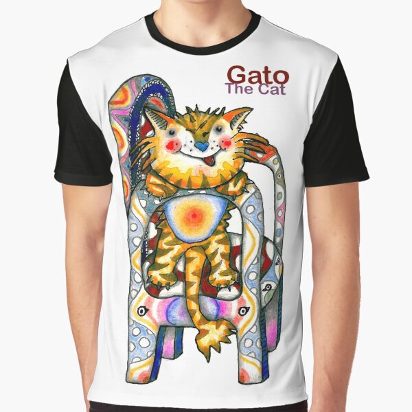 Gato el gato Camiseta gráfica