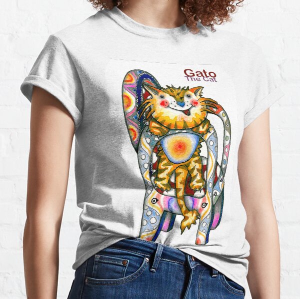 Gato el gato Camiseta clásica
