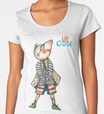 Fashion Digger - I am too Cool Women's Premium T-Shirt