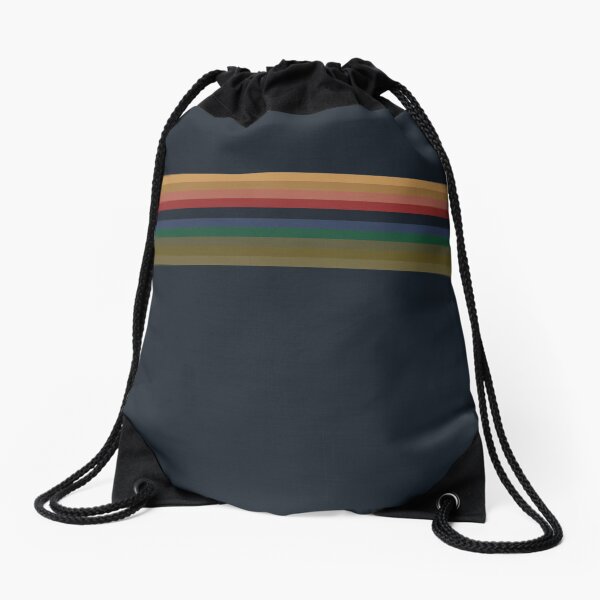 13th Doctor Pattern - Doctor Who Drawstring Bag