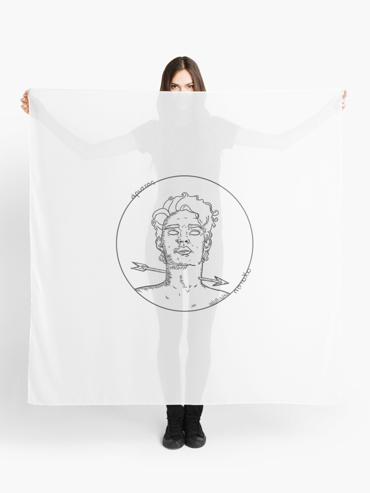 The Song Of Achilles Aristos Achaion Scarf By Jvdah Redbubble