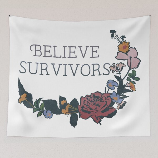 Item preview, Believe Survivors designed and sold by fabfeminist.
