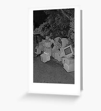 digital dust Greeting Card