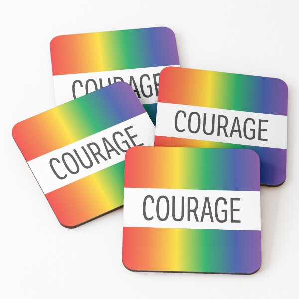 Item preview, COURAGE - LGBT designed and sold by Autumn Asphodel.