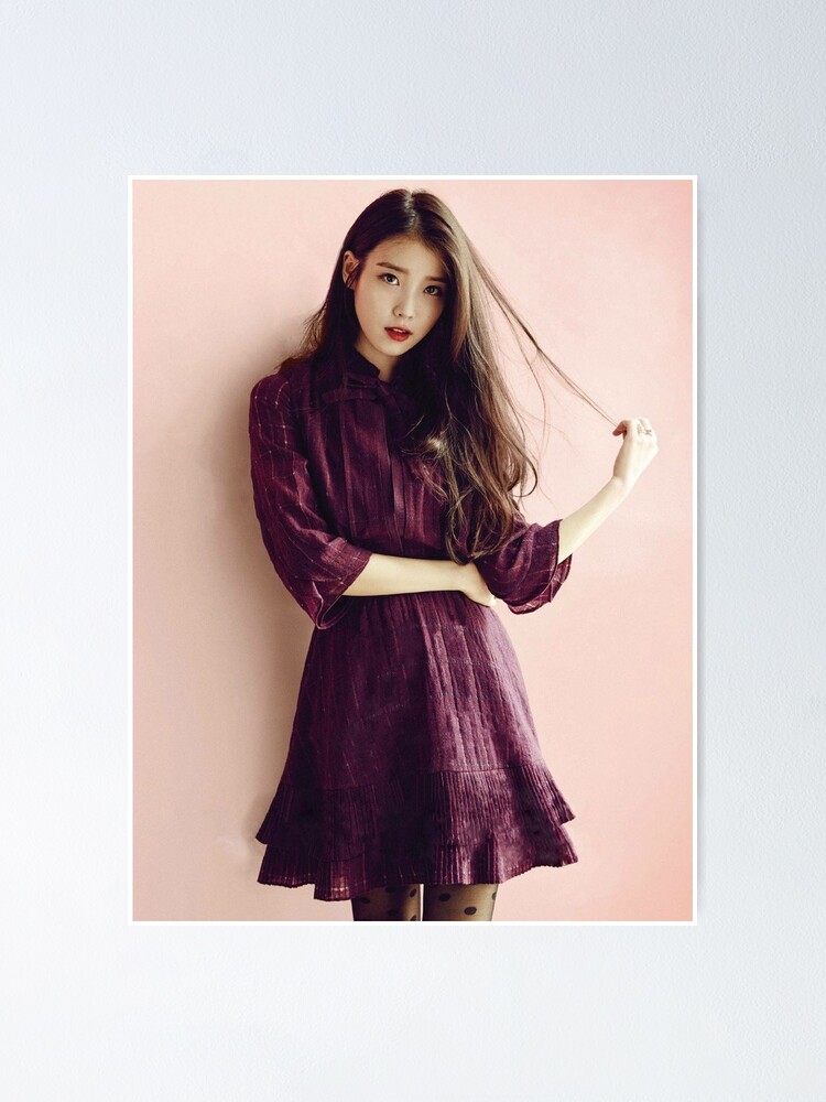 "IU " Poster for Sale by vincenzo19 Redbubble