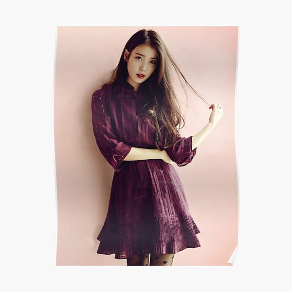 "IU " Poster for Sale by vincenzo19 Redbubble