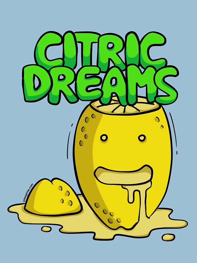 Thumbnail 3 of 3, Fitted T-Shirt, Citric Dreams designed and sold by raysan.