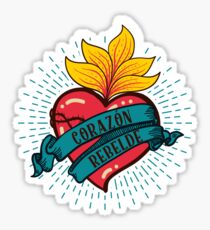 Corazón Rebelde Sticker