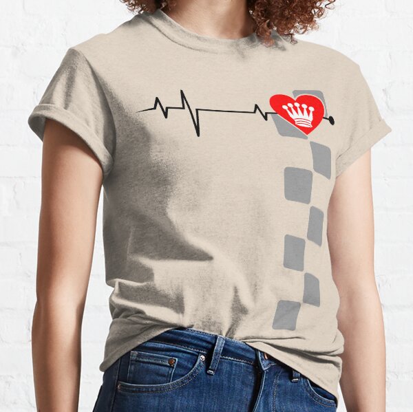 Heart with Chess Queen - II Classic T-Shirt