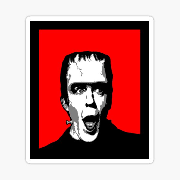 Herman Munster Stickers | Redbubble