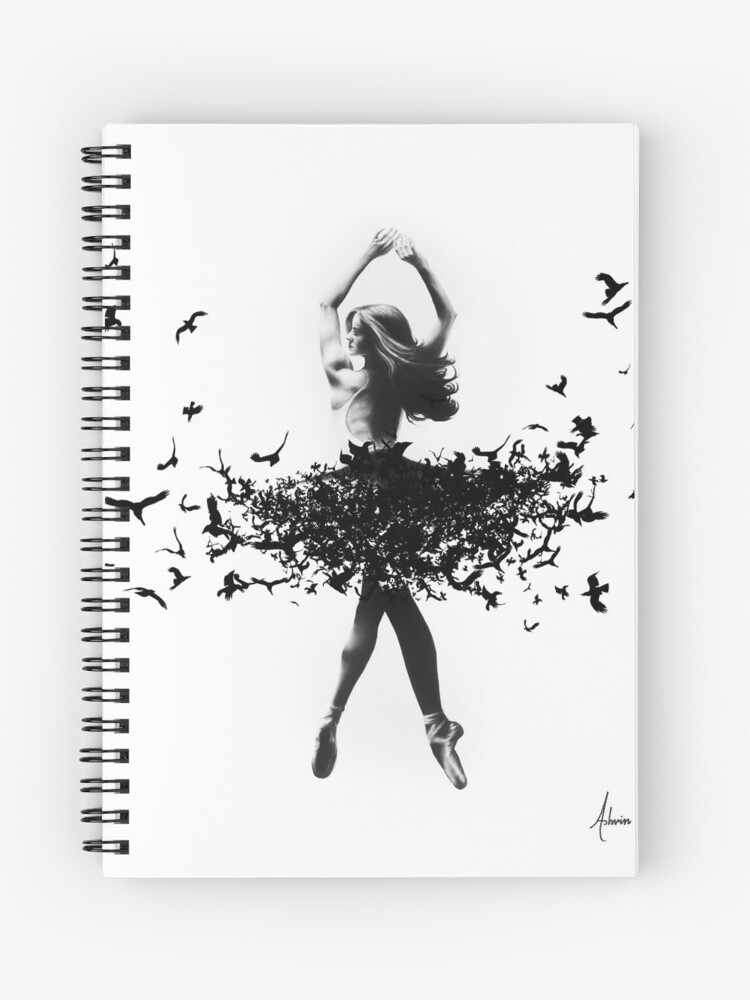 Bird" Spiral Notebook AshvinHarrison | Redbubble