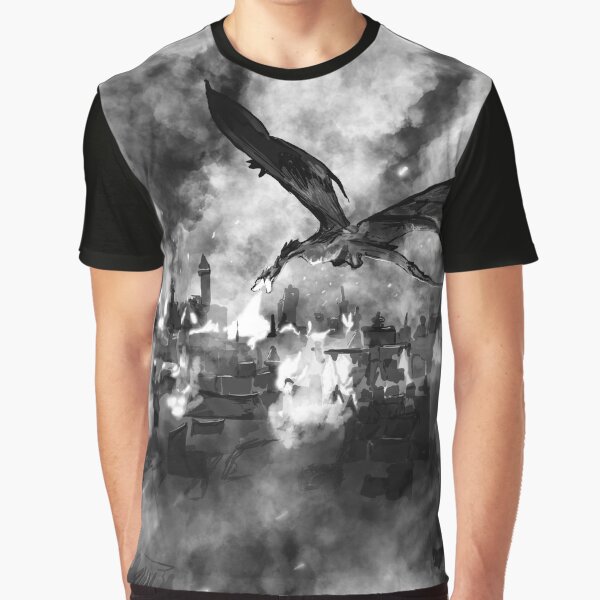 Tinta día 19: chamuscados. Camiseta gráfica