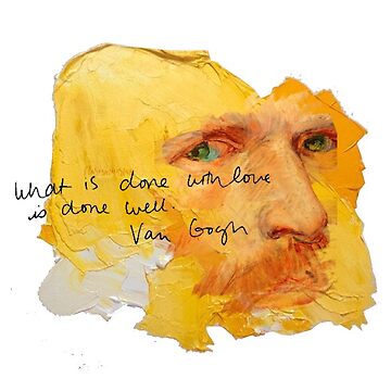 Aperçu de l'œuvre Art de Van Gogh avec citation de w3uu