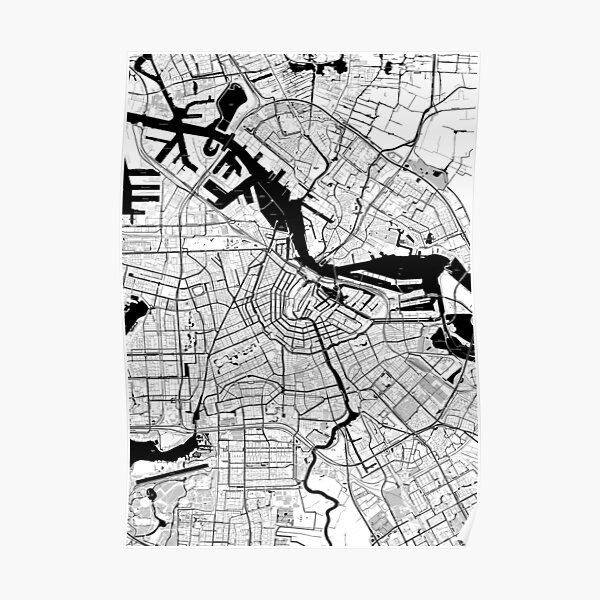 Amsterdam Toner Poster Poster