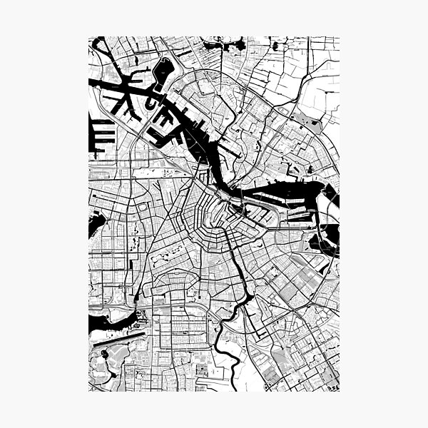 Amsterdam Toner Poster Photographic Print