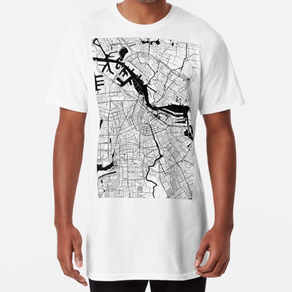 Amsterdam Toner Poster Long T-Shirt