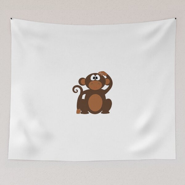 Item preview, cute monkey designed and sold by JamesMcGill1.
