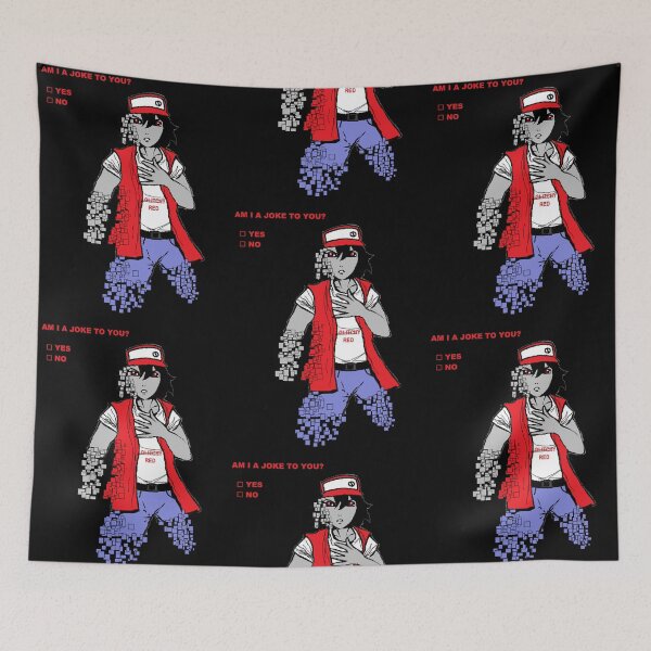 Item preview, Am I A Joke To You? (Glitchy Red) designed and sold by Skayda.