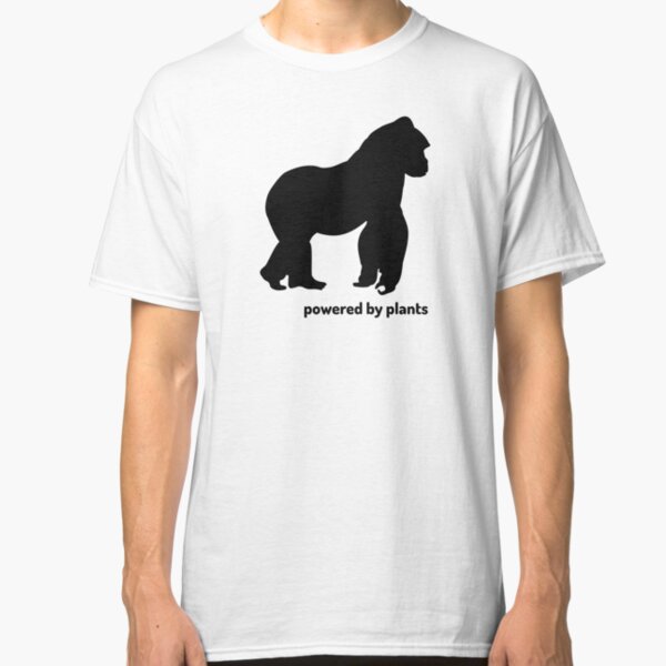 powered by plants gorilla Classic T-Shirt