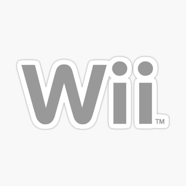 Wii logo Sticker