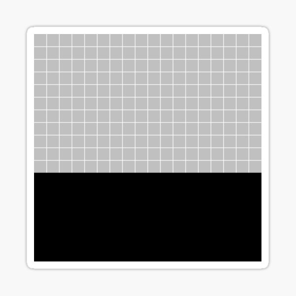 Artikel-Vorschau von Weißes Gitter auf silbernem Grau über Schwarzem, designt und verkauft von rewstudio.