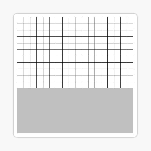 Artikel-Vorschau von Schwarzes Gitter auf Weiß über Silbergrau, designt und verkauft von rewstudio.